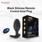 it'spleaZure Black Silicone Remote Control Anal Plug - Wireless vibrating butt plug